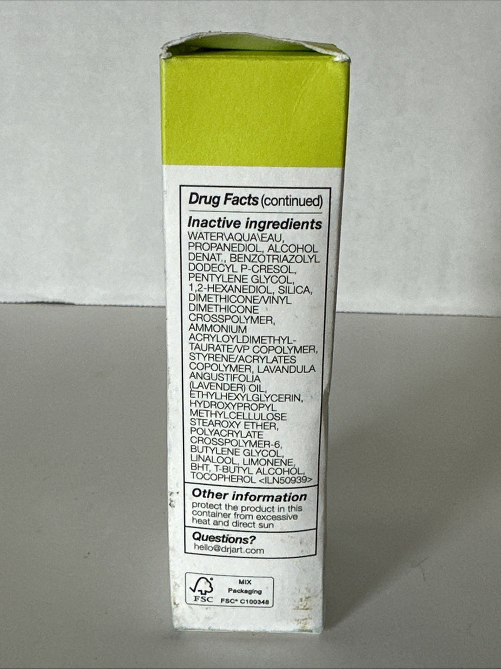 Korean Sunscreen SPF 50+ Sun Protection Fluid - Dr. Jart+ Every Sun Day, 3.38 oz