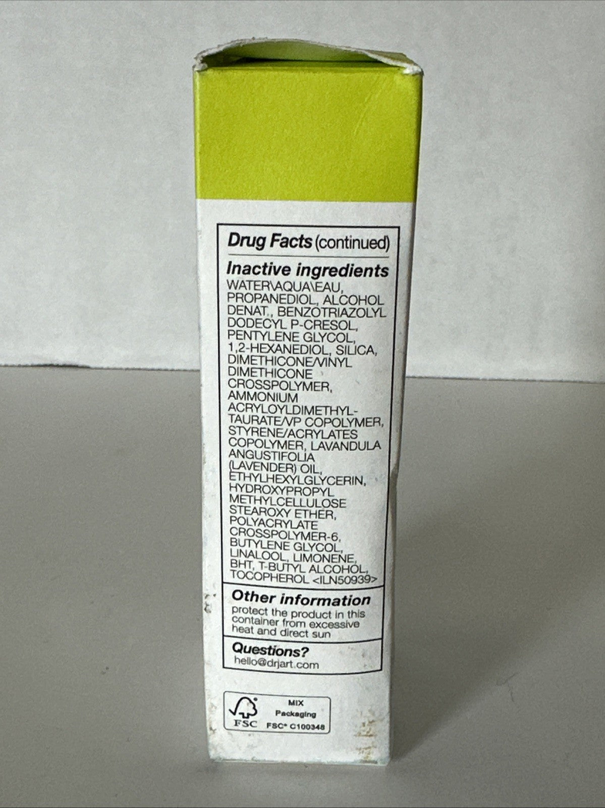 Korean Sunscreen SPF 50+ Sun Protection Fluid - Dr. Jart+ Every Sun Day, 3.38 oz