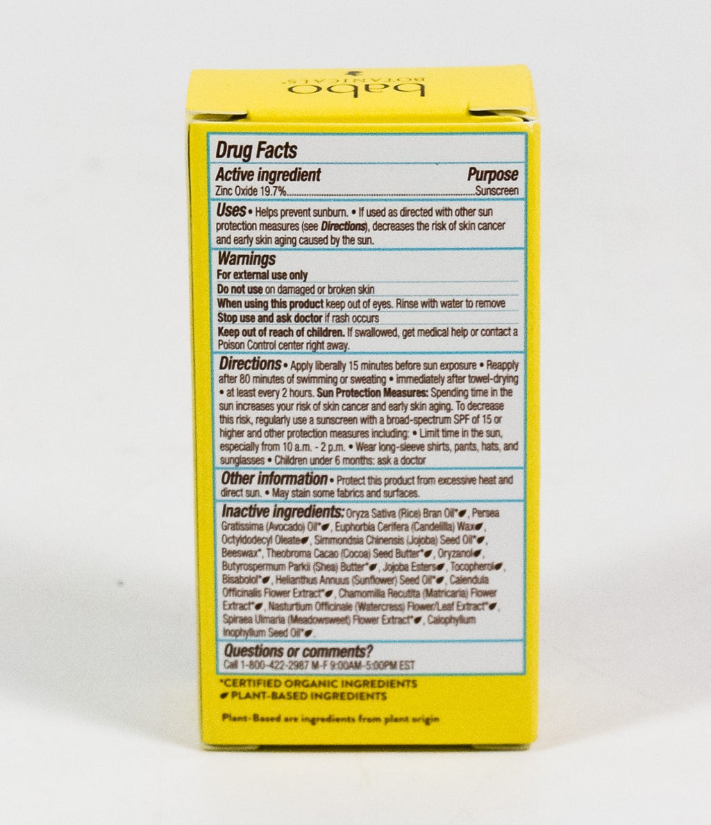 Mineral Sunscreen Stick SPF 50 for Sensitive Skin - Water Resistant 0.6oz (Pack of 2)