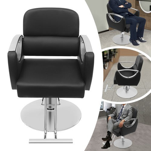 Adjustable Hair Salon Chair with Rotating Seat for Barbers and Stylists