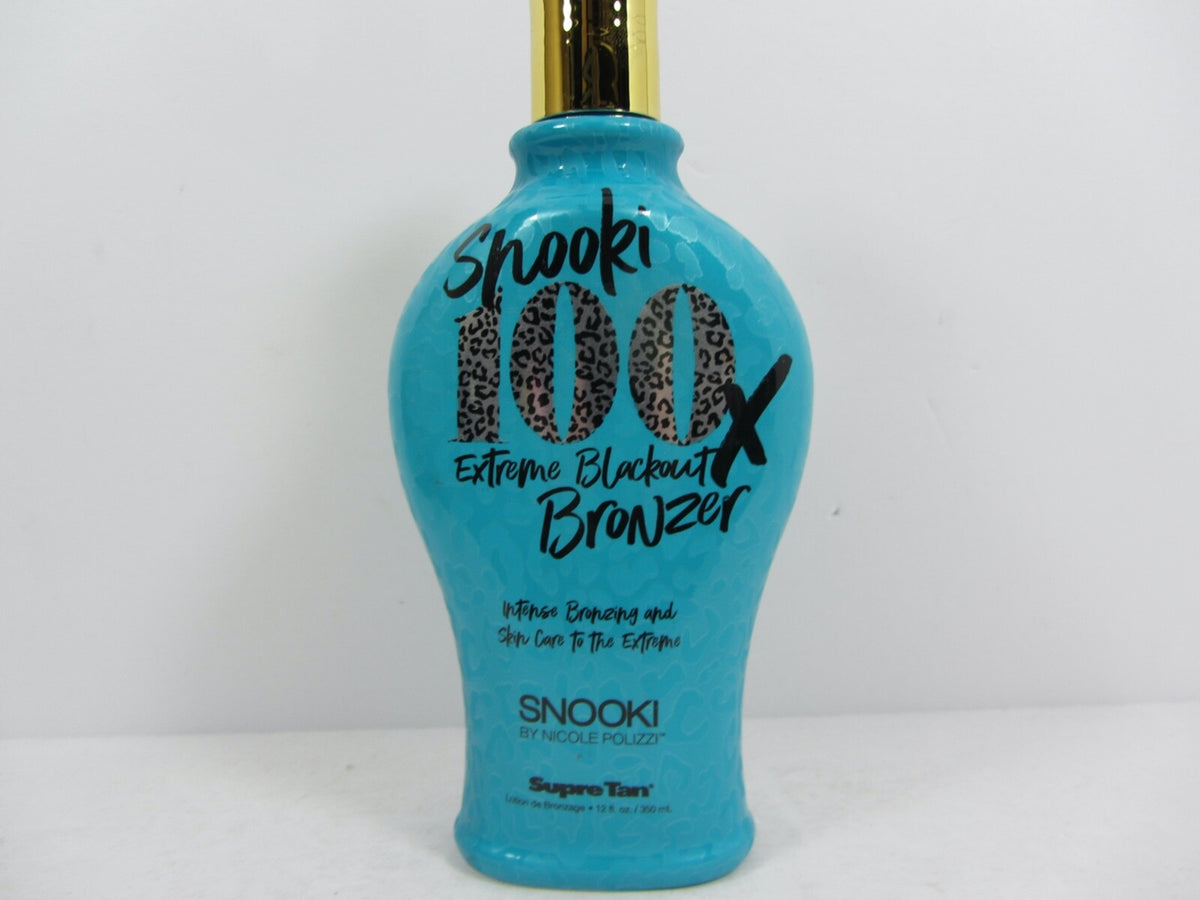 Extreme Blackout Bronzer Tanning Lotion 12oz - Fast, Long-Lasting Color