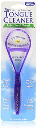 Set of 3 Tongue Cleaners Oral Care Scrapers - Pureline Colors Vary