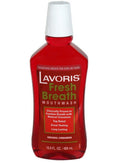 12-Pack Cinnamon Mouthwash - Fresh Breath Oral Care 16.9oz
