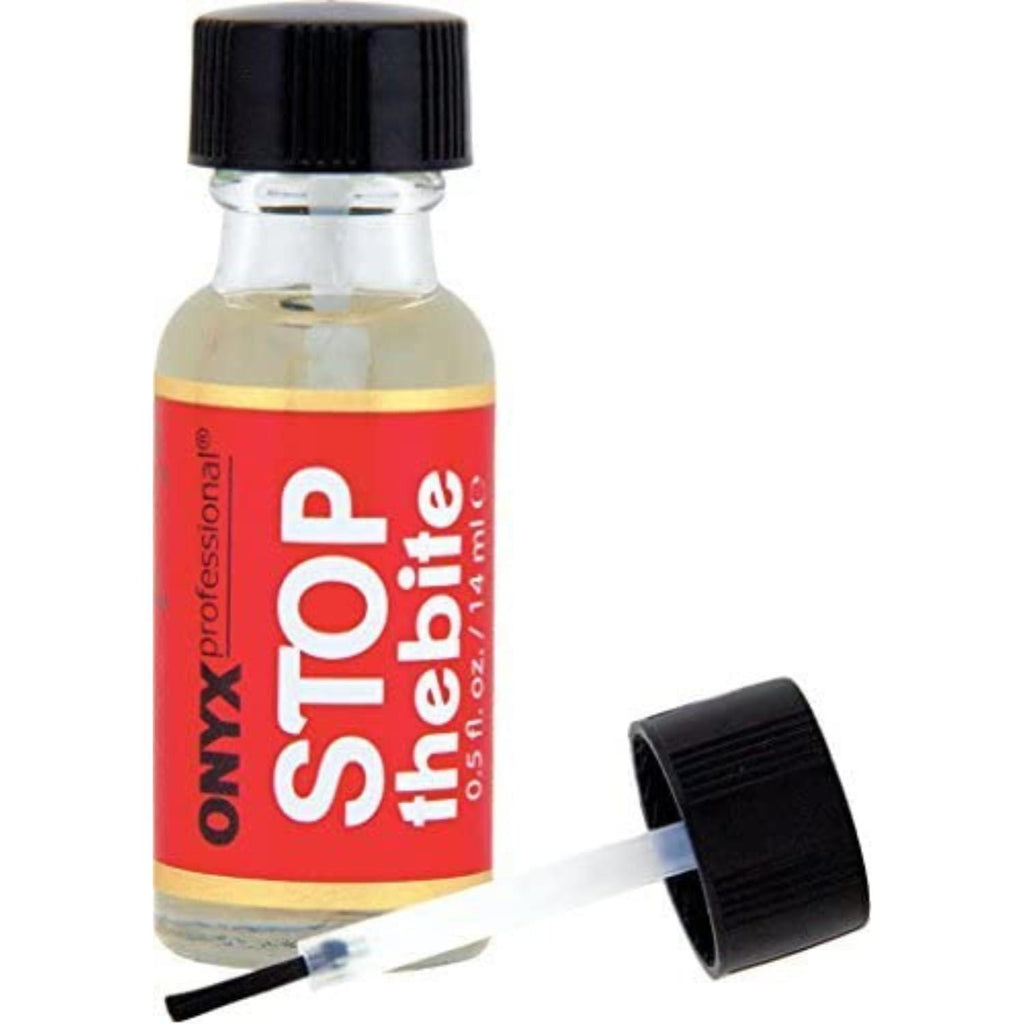 Onyx Stop the Bite Nail Biting Prevention Polish - Bitter Deterrent, Promotes Nail Growth, 0.5 Fl Oz