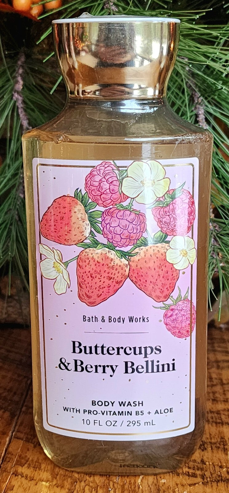 Buttercups & Berry Bellini Bath & Body Gift Set - Fragrance Mist, Shower Gel, Body Lotion & Cream
