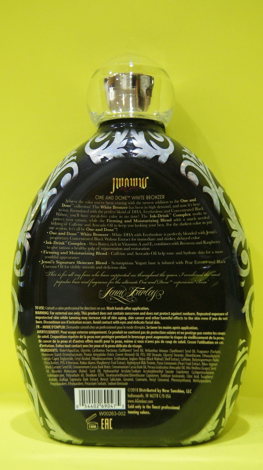 Bronzer with Ink Drink Complex - White Tanning Lotion for Indoor Use