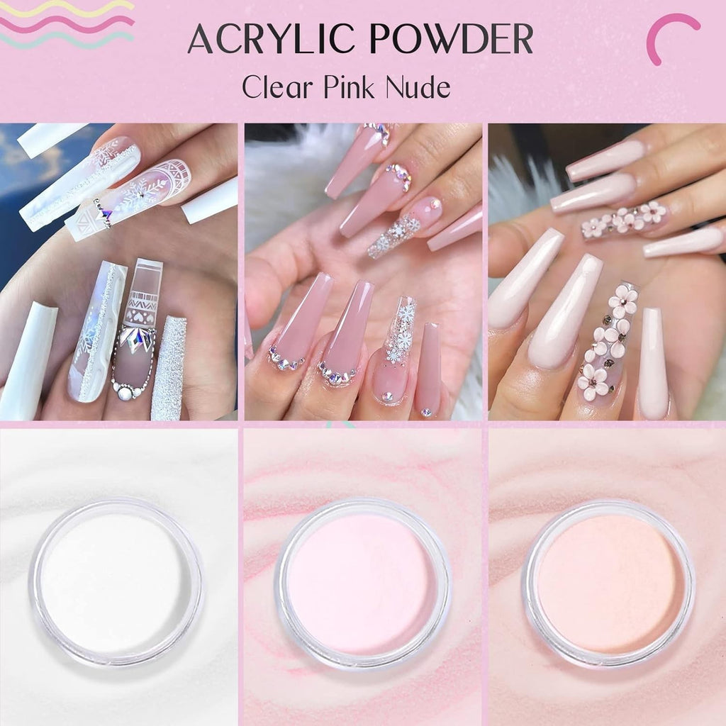 Acrylic Nail Starter Kit - Non-Toxic, Easy Application & Long Lasting