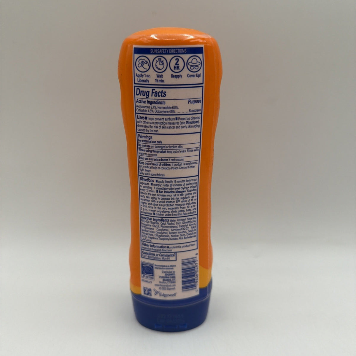 SPF 30 Sunscreen Lotion 8oz for Outdoor & Water Sports - UV Protection