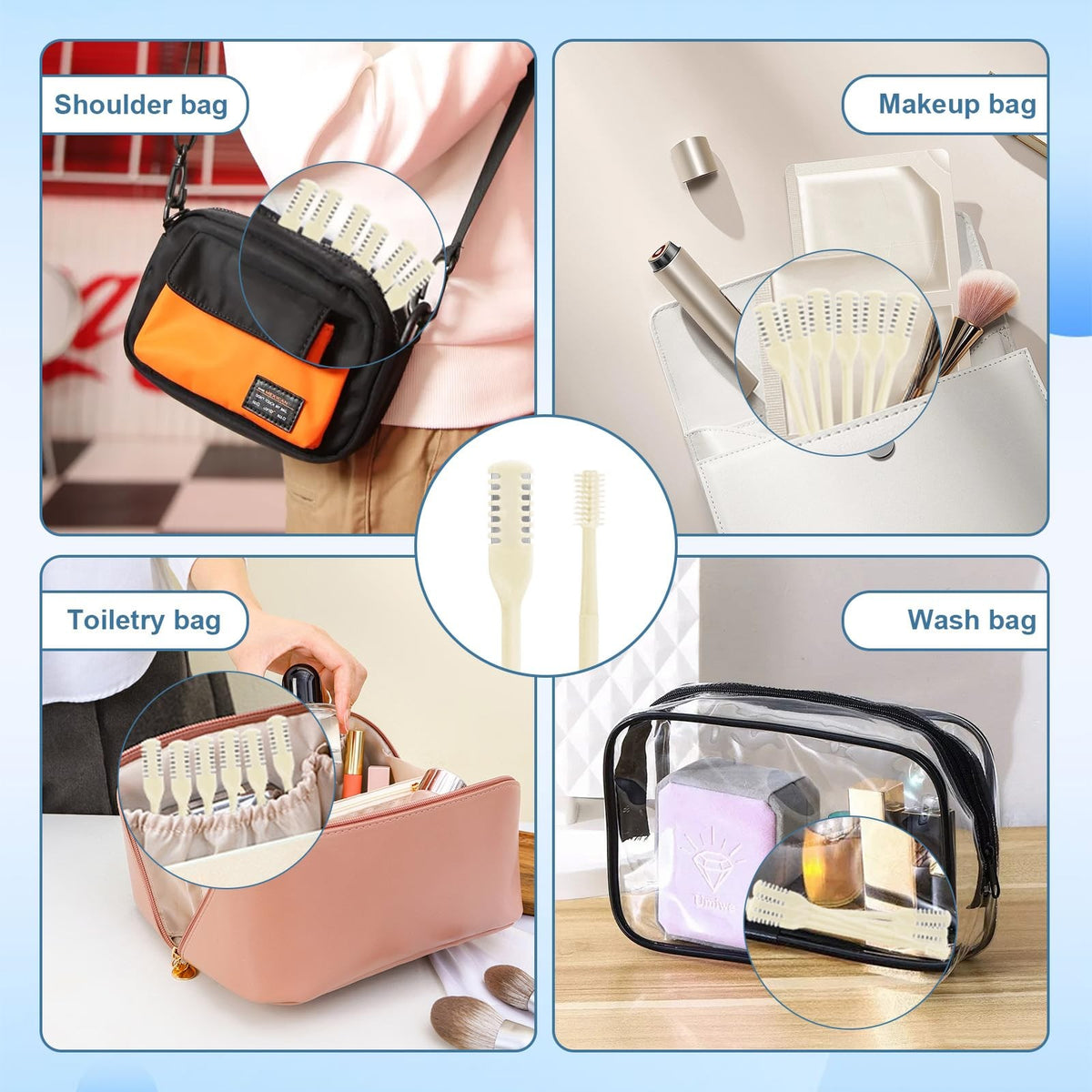 Nasal Hair Trimmer 3 or 6 Pack - Double Sided Precision Nose Hair Cutter