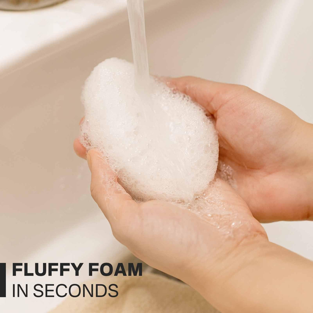 Exfoliating Facial Sponge Pack of 6 - Deep Cleansing & Gentle Scrubbing