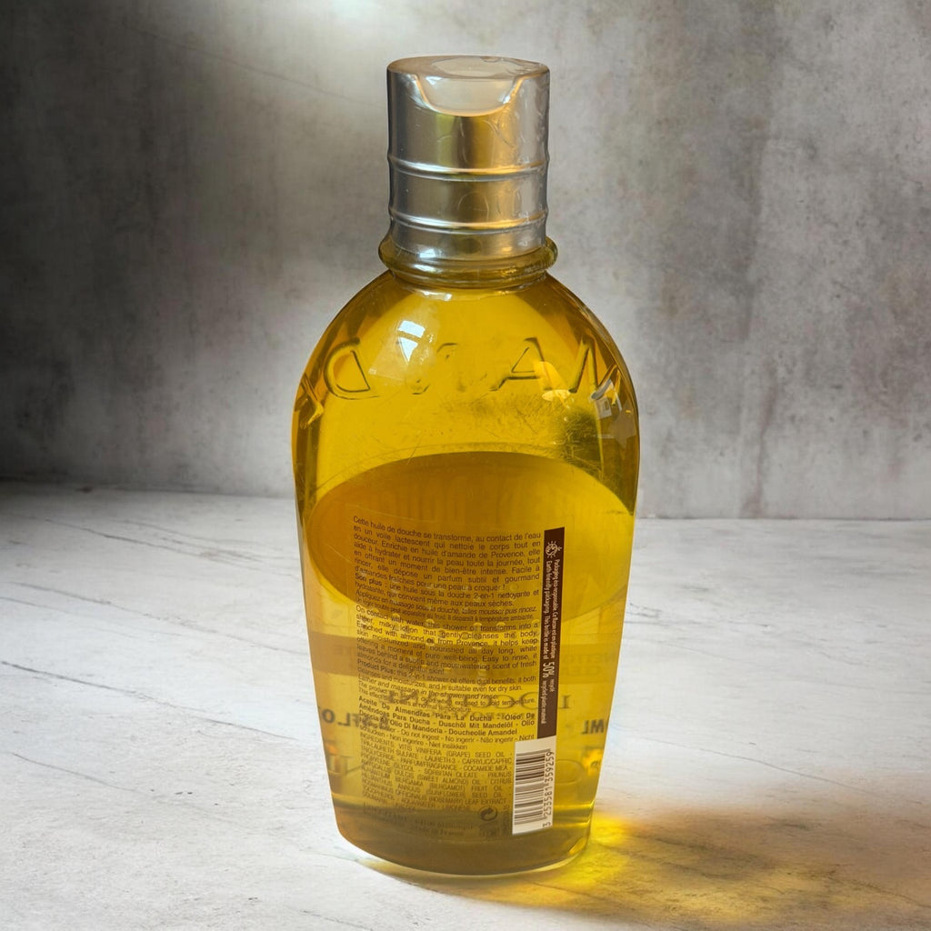 Almond Shower Oil - Cleansing & Softening Body Wash 8.4 oz