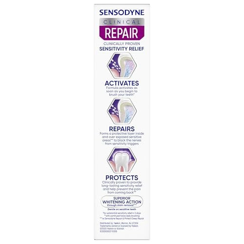 Sensodyne Whitening & Repair Toothpaste for Sensitive Teeth 2.3 oz