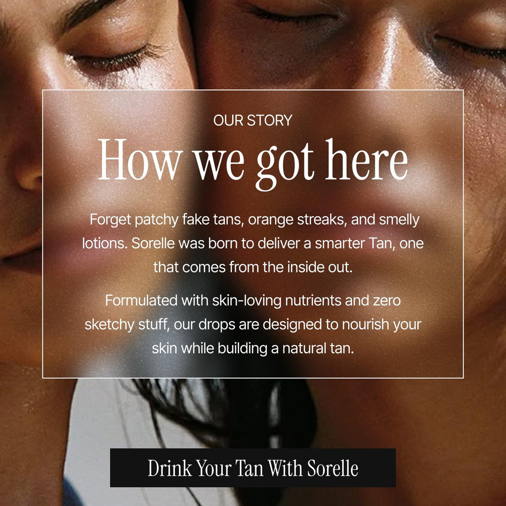 Drinkable Sunless Tanning Drops - Natural, Vegan, Gradual Glow 50ML