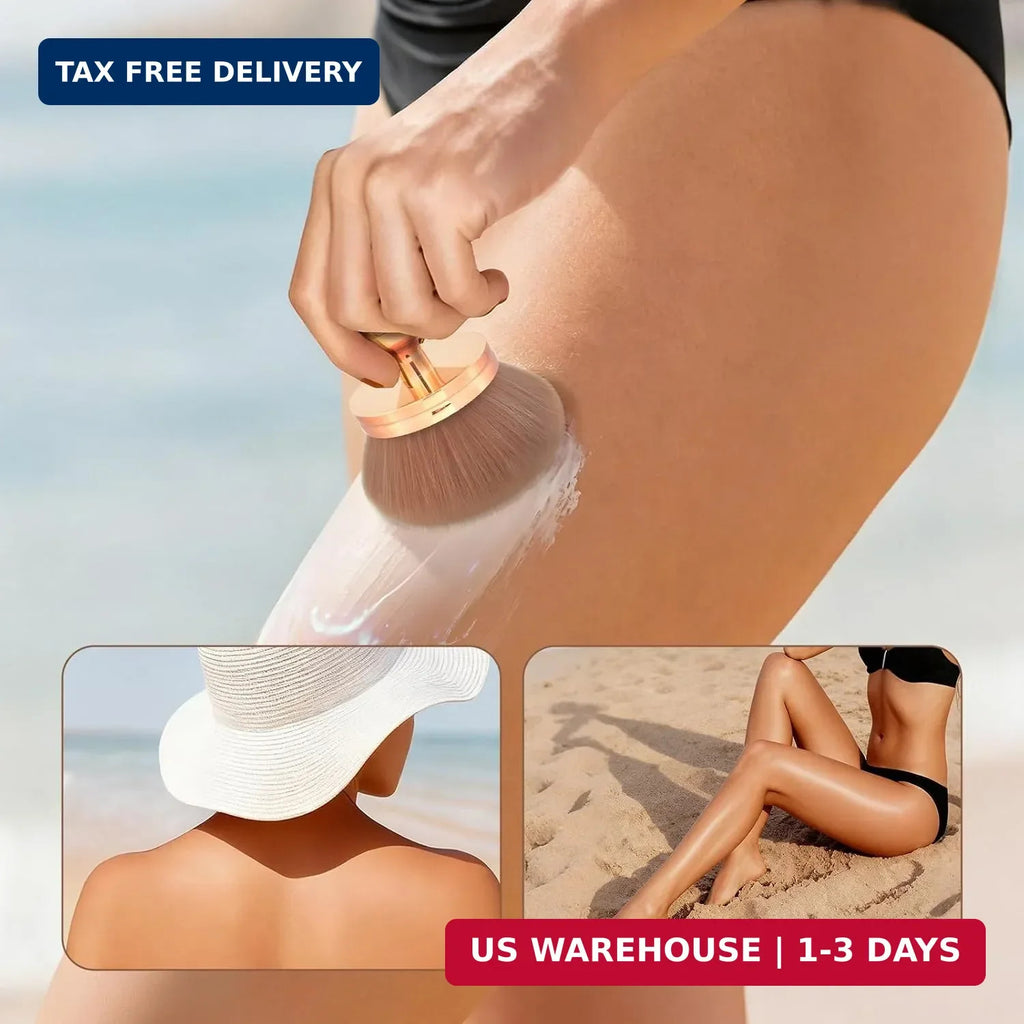Extra Large Self Tanning Brush for Body and Face 3 Inch Wide Makeup Tool