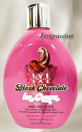 Double Dark Black Chocolate Tanning Lotion 13oz - 400X Bronzer for Deep Tan