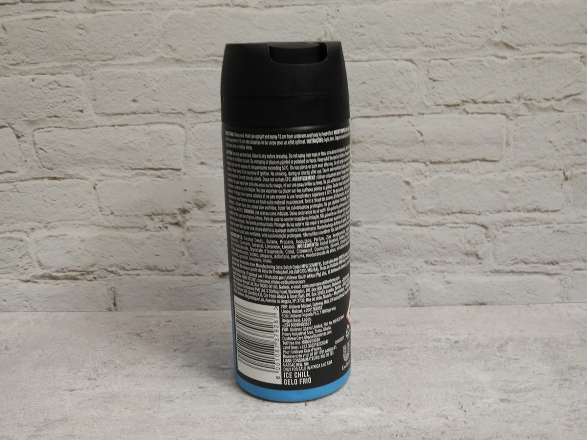 AXE Ice Chill Body Spray 48H Freshness 150ml - Long-Lasting Fragrance