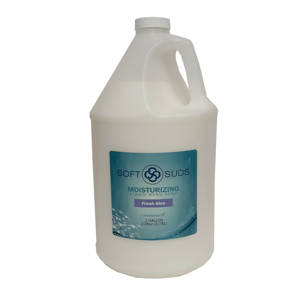 Moisturizing Liquid Hand Soap with Aloe - Case of 4 Gallons