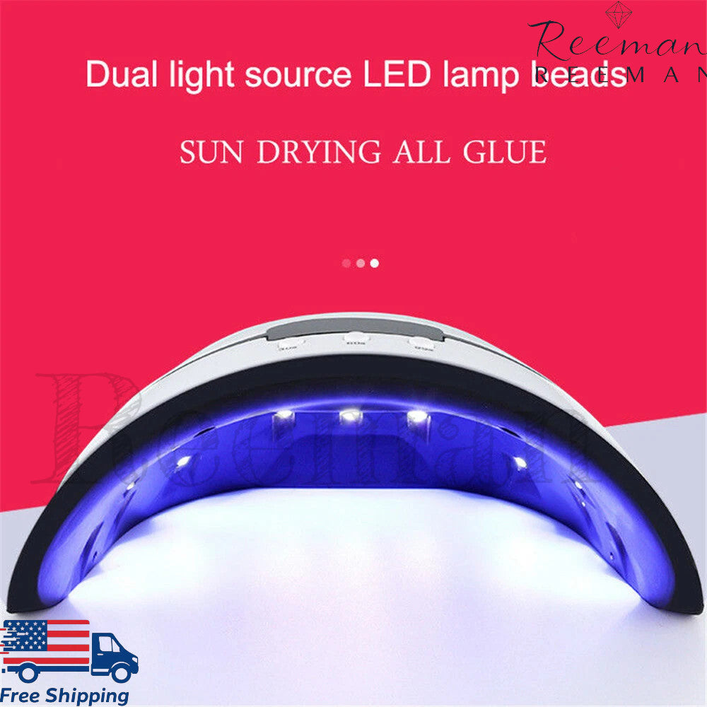 36W Nail Polish Dryer UV LED Lamp for Gel Curing Manicure Fast Drying