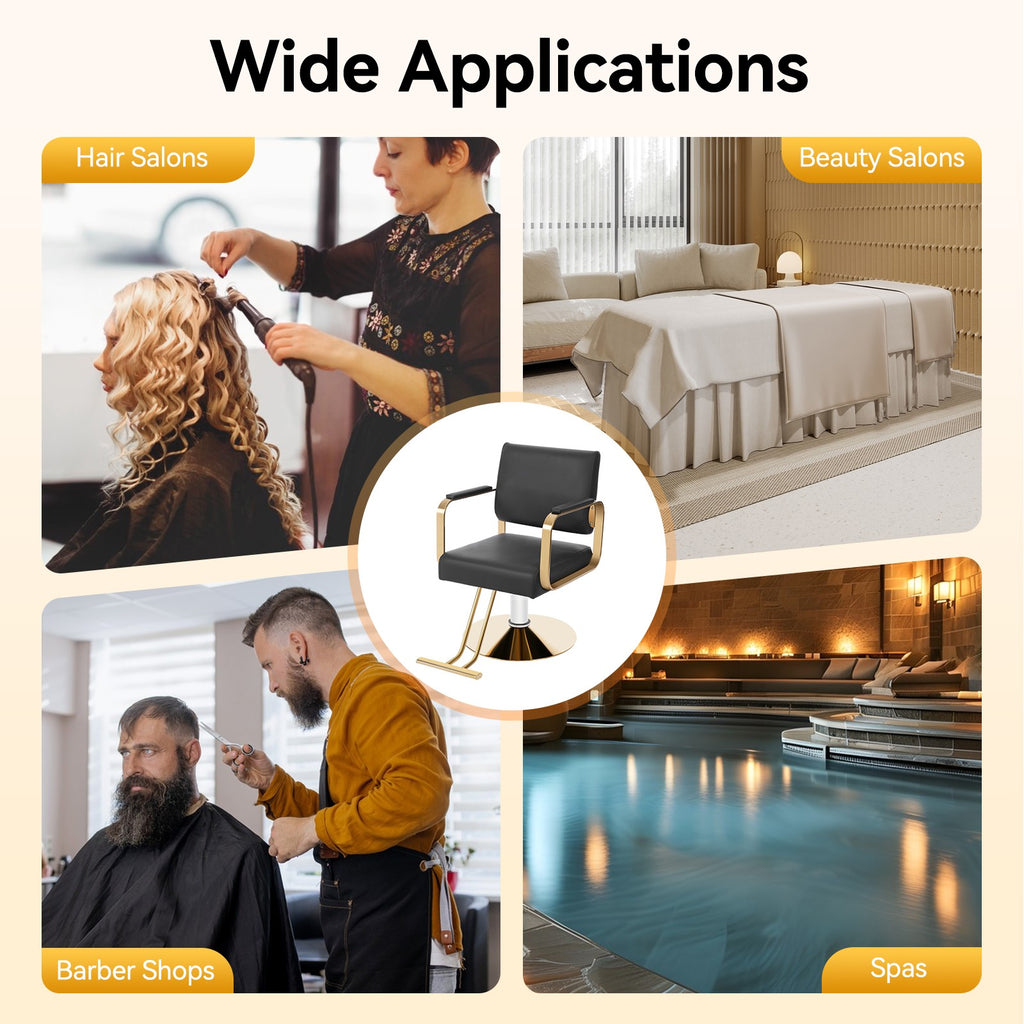 Hydraulic Barber Chair Adjustable Salon & Spa Hair Styling Chair