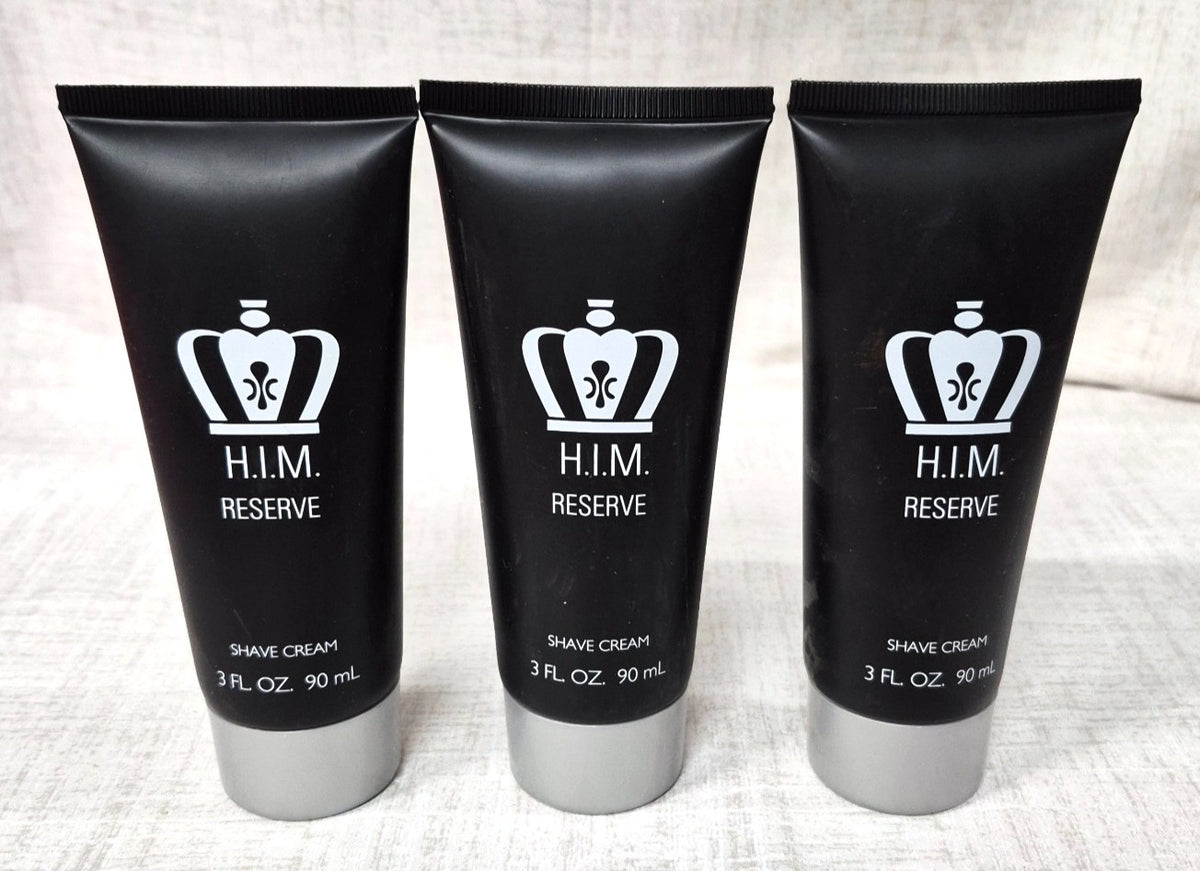 Men's Shaving Cream Trio - British Sterling H.I.M. Reserve 3 oz Each
