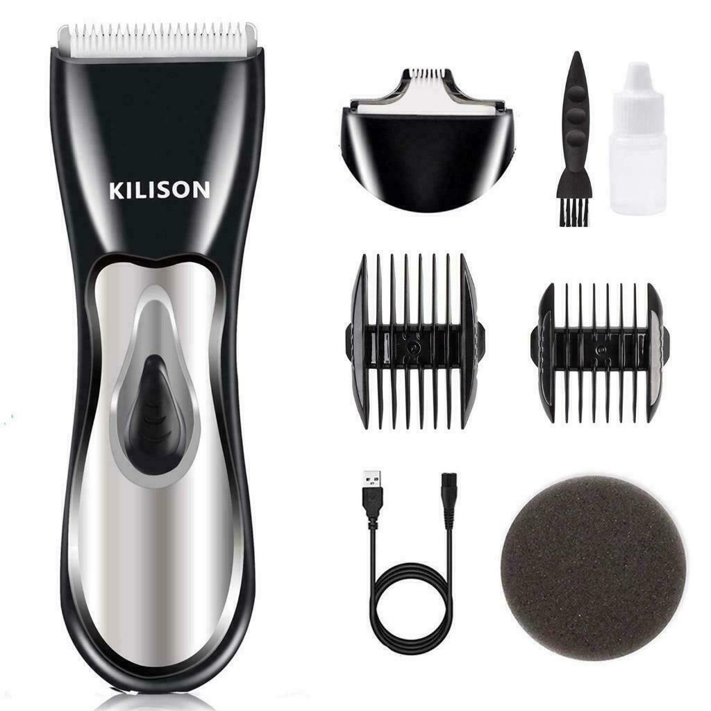 Cordless Waterproof Hair Clipper Set with Rechargeable Battery for Men Women Kids