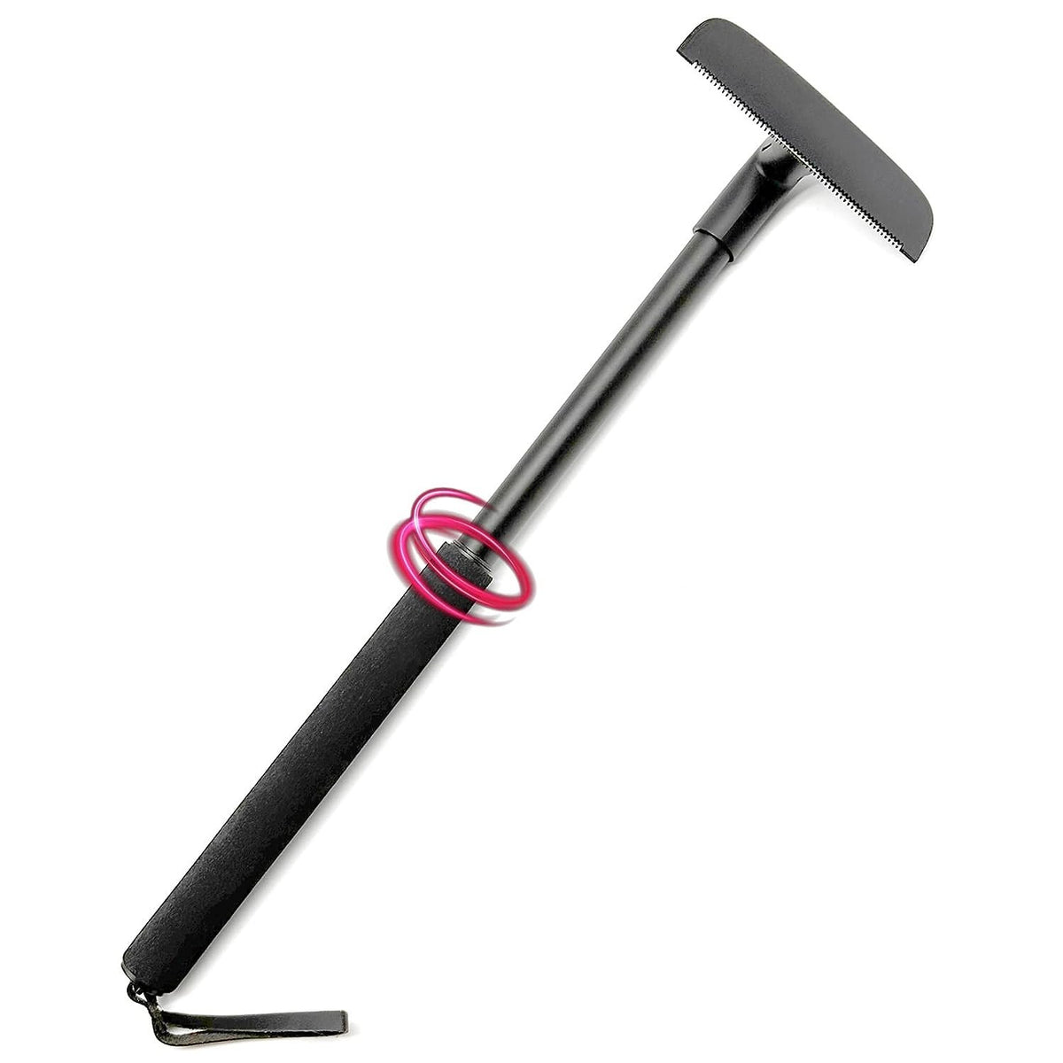 Retractable Long Handle Back Hair Shaver - 22 Inches Body Grooming Tool