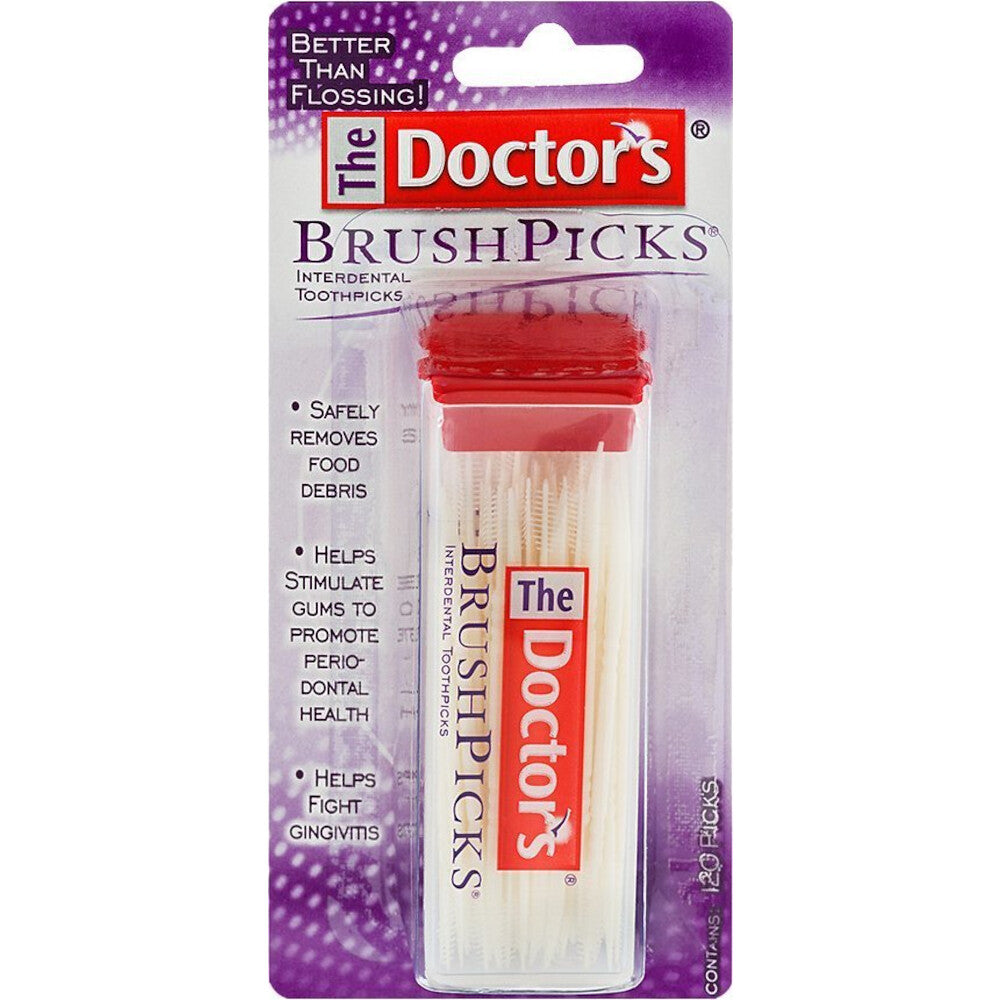 Interdental Toothpicks 360 Count - Dental Floss Picks for Gum & Plaque Removal