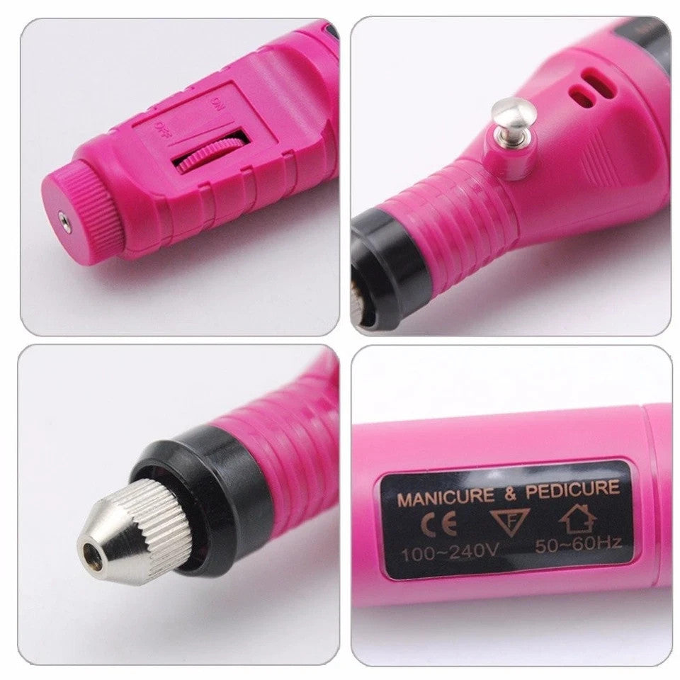 Nail Drill Grinder Set for Thick Toenails Manicure Pedicure Professional Tool