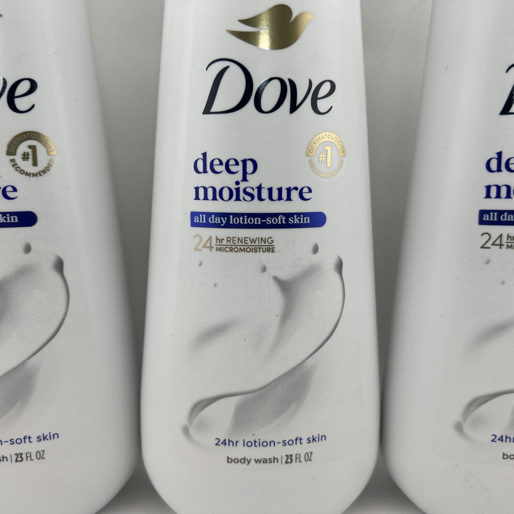 Dove Deep Moisture Body Wash, 23 fl oz Each, 3 PACK - Free Shipping!