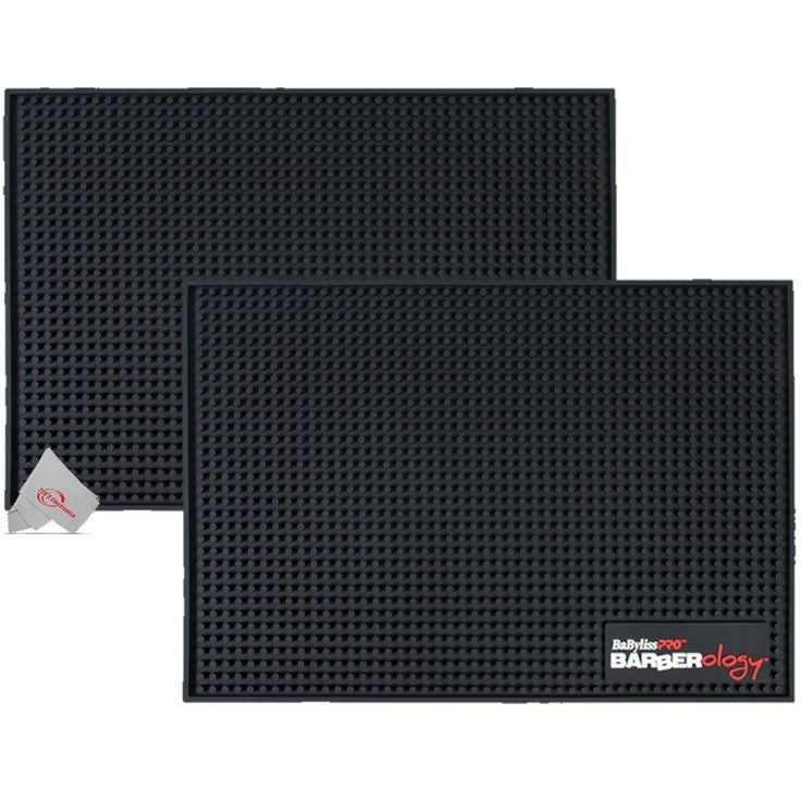 Babyliss Pro Non-Slip Heat Resistant Barber Mat Set - Professional Tool Organizer