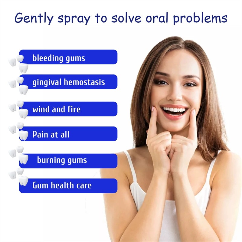 Toothache Relief Herbal Oral Spray for Sensitive Teeth & Gums - Pain Relief, Fresh Breath