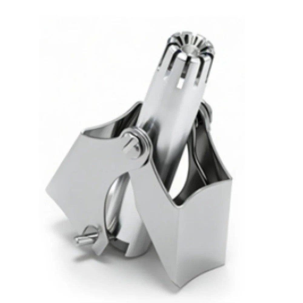 Manual Nose Hair Trimmer Stainless Steel Unisex Grooming Tool Washable Portable