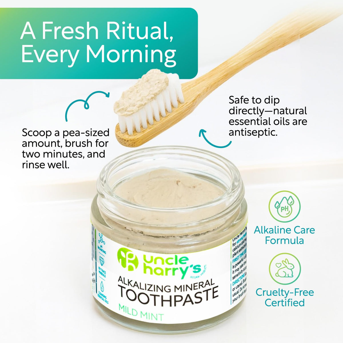 Remineralizing Mint Toothpaste 1.5 lbs Natural Whitening Enamel Support