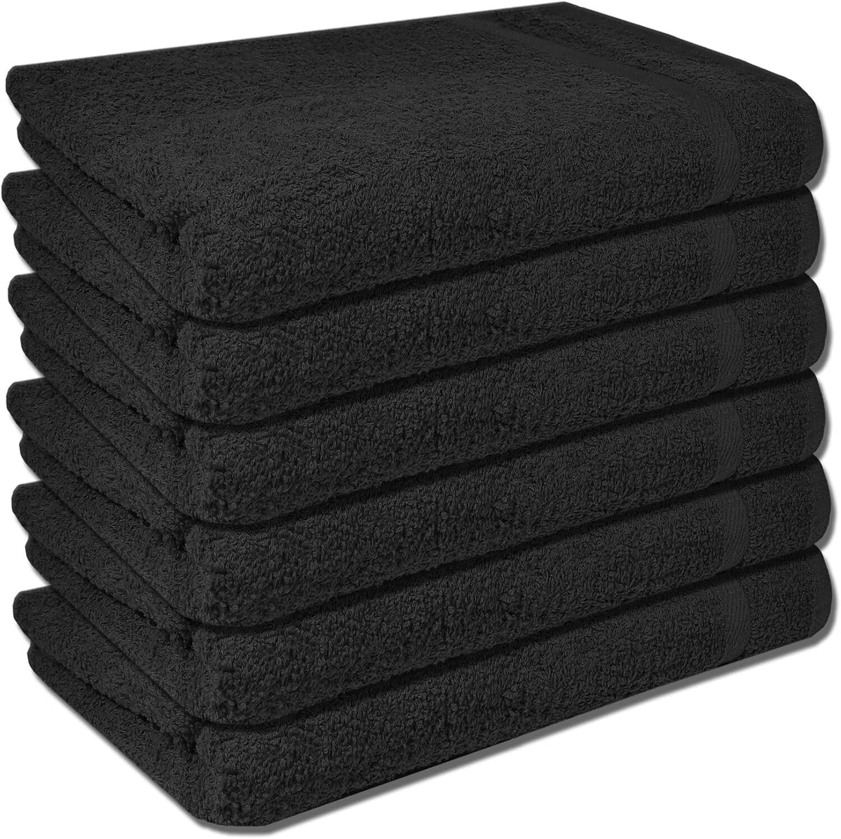 100% Cotton Hand Bath Towels Set for Spa Hotel Salon 12pcs Purple