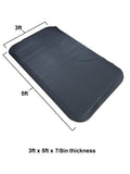 Rectangular Anti-Fatigue Salon Floor Mat for Barbershops - Durable & Comforting