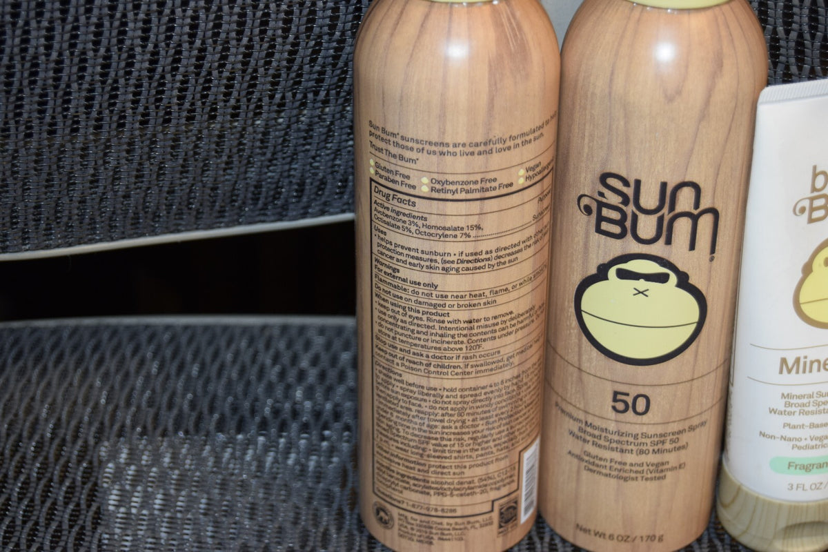 Sun Bum Original Sunscreen Spray 50 SPF, 6 oz & Lotion - Lot of 3