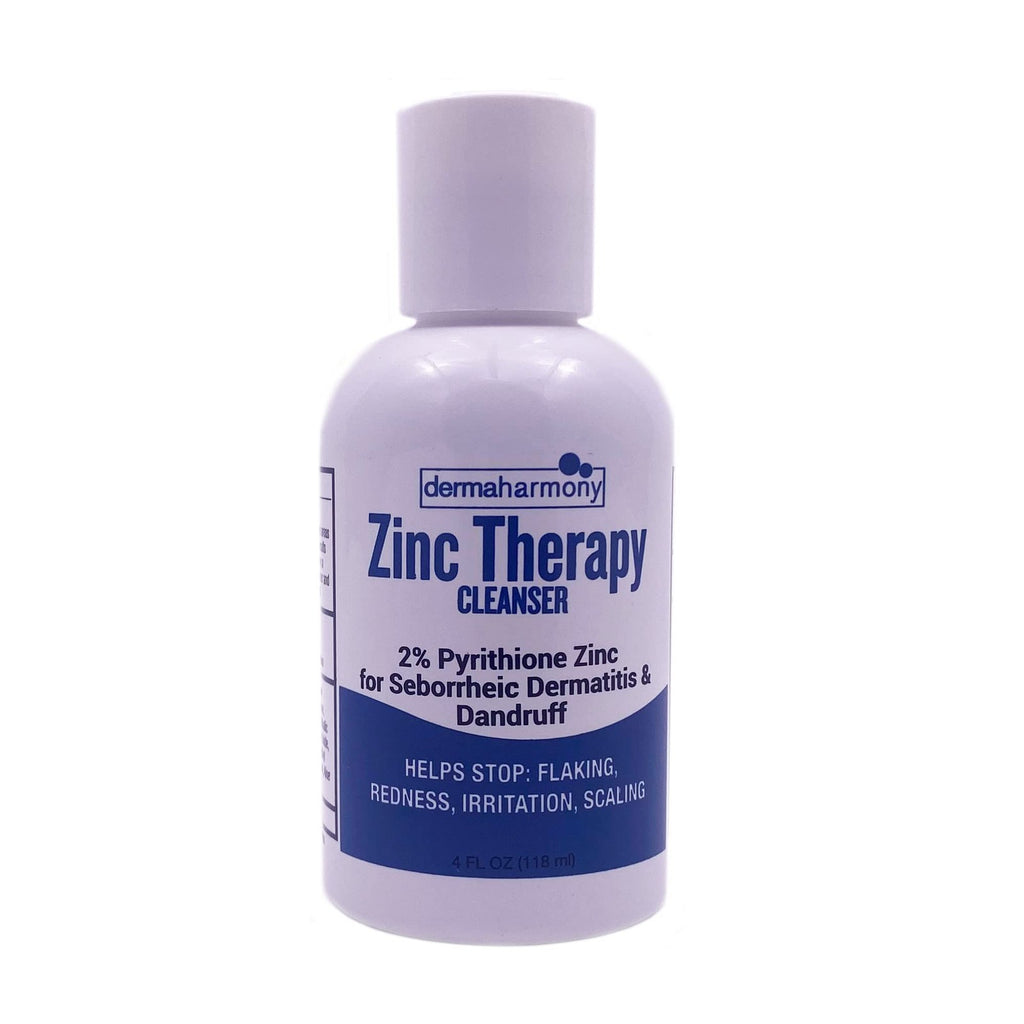Liquid Facial Cleanser with Zinc Pyrithione - Gentle, pH-Balanced, 4 Fl Oz
