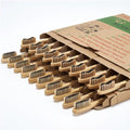 20 Count Eco-Friendly Bamboo Toothbrushes Soft & Medium Bristles Bulk Pack