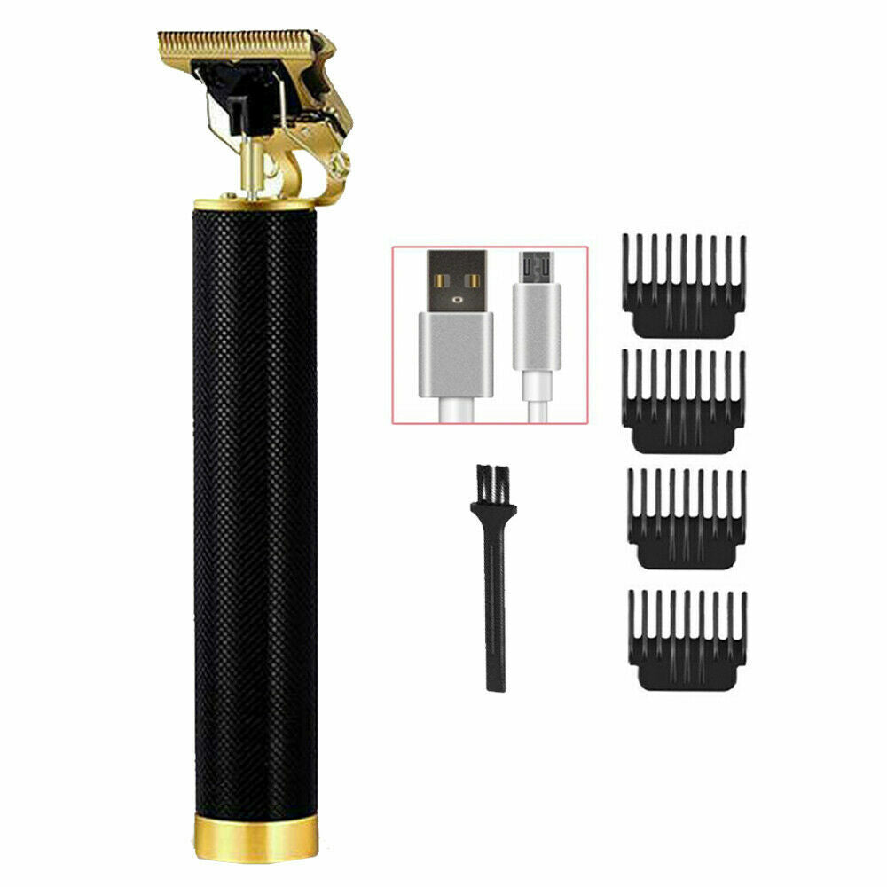 Men's Cordless Hair Clippers & Beard Trimmer with T-Blade, Powerful Motor