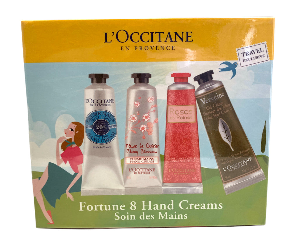 L’Occitane En Provence Hand Cream Set - 8 Travel-Size Shea & Floral Scents