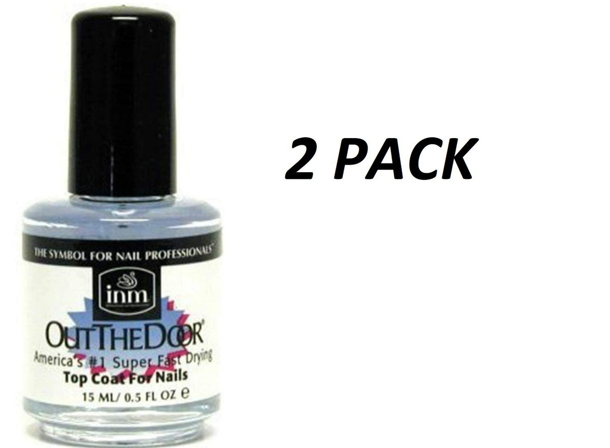 INM Out The Door Top Coat 0.5 oz. - Durable Nail Shine & Fast Drying