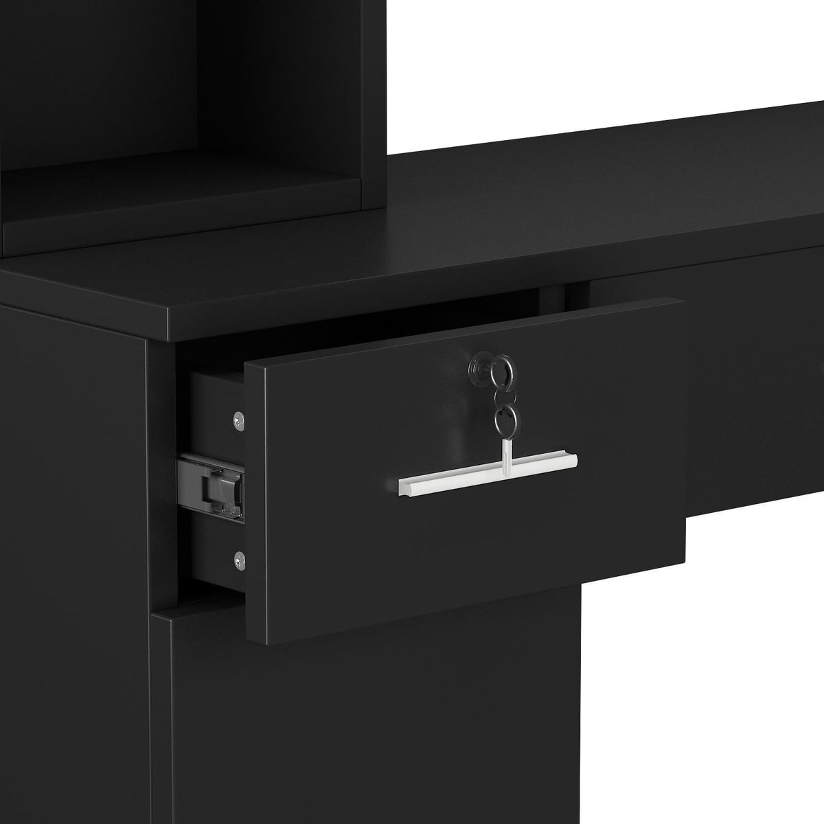 Wall Mount Hair Styling Station Cabinet for Salon & Spa