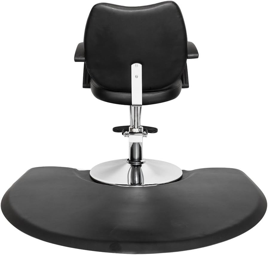 Extra Thick 1-Inch Salon Anti-Fatigue Floor Mat 3ft x 4ft Non-Slip Black