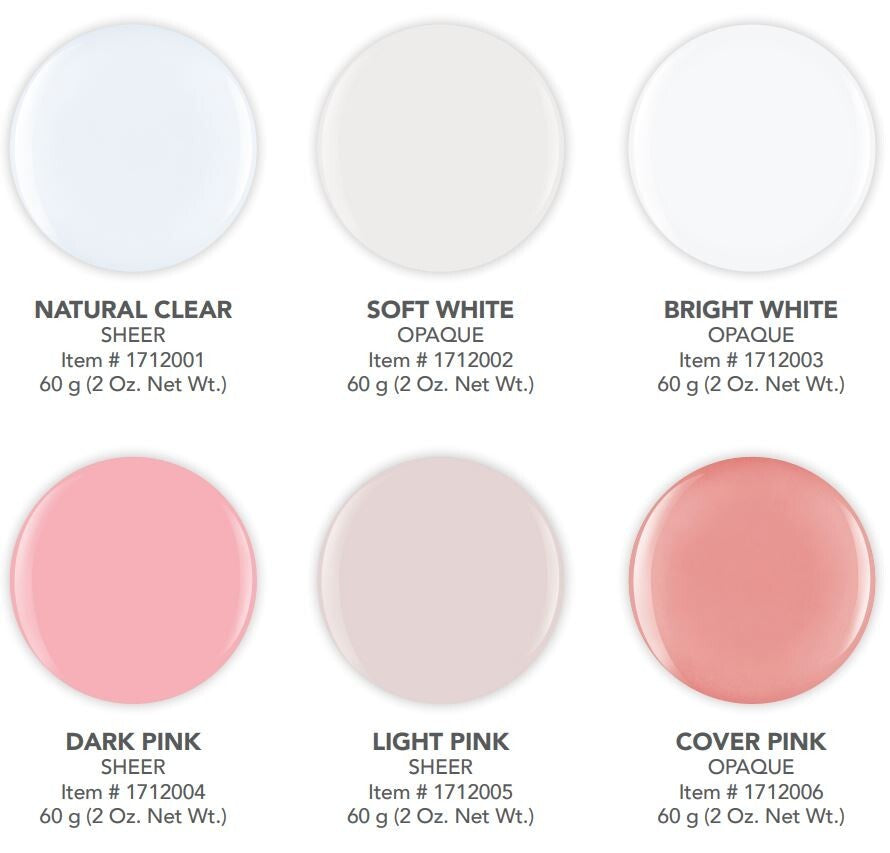 Gelish PolyGel Nail Enhancement Kit 2 oz - Bright White & Cover Pink