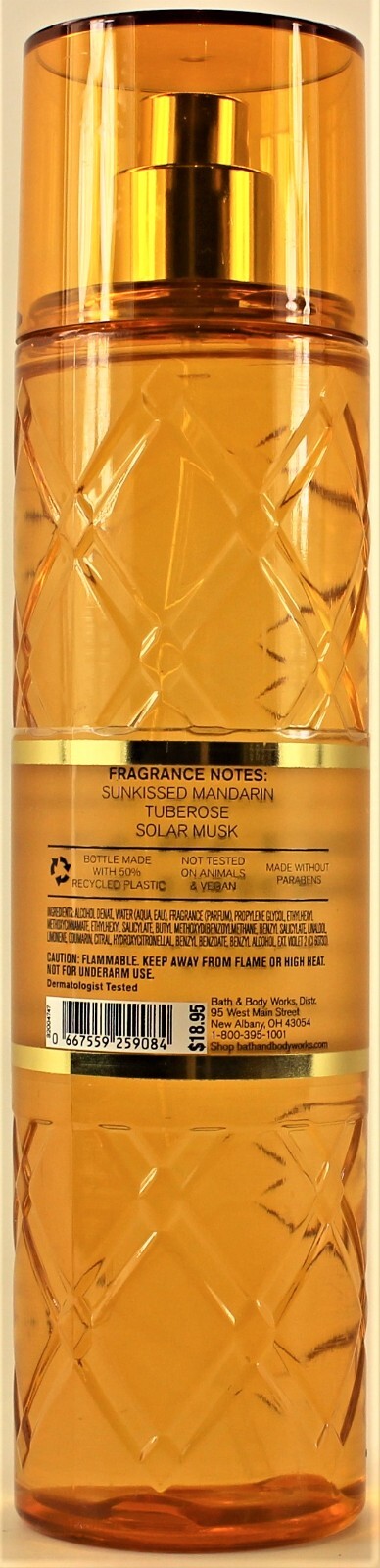 Bath & Body Works Getaway Soiree Body Mist Spray 8Oz - Set of 3