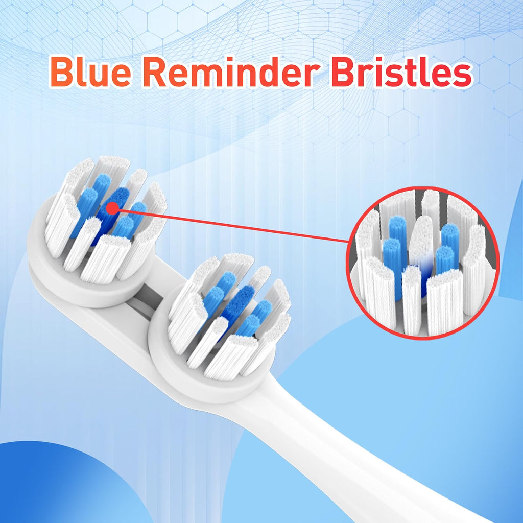 Replacement Toothbrush Heads for Old Version Spinbrush PRO Clean & WHITEN - 8 Pack