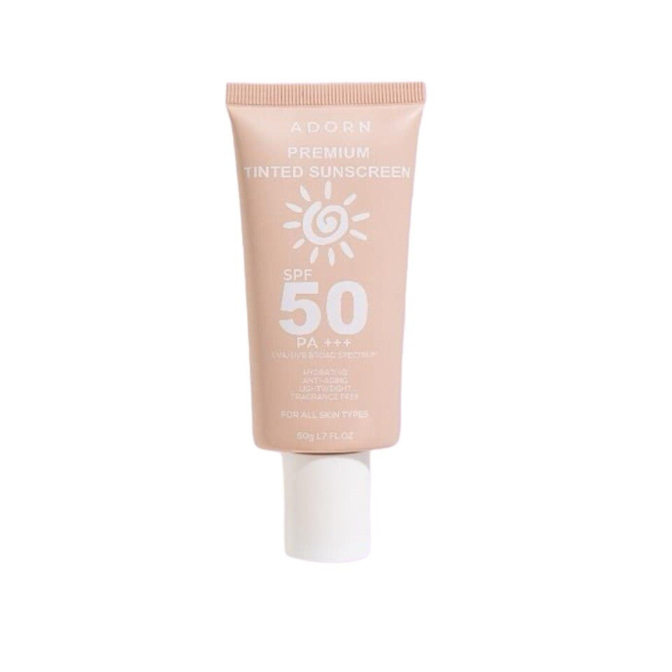 Premium Tinted Sunscreen SPF 50 PA+++ 50g with Hyaluronic Acid & Centella