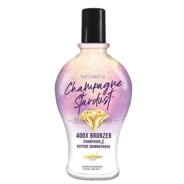 Dark Self Tanner Bronzer - Champagne Stardust 400X Shimmer & Bronzing Lotion 7.5oz