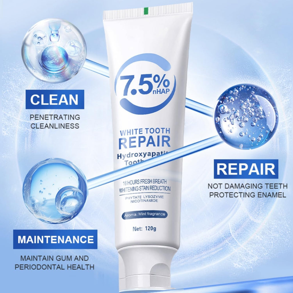 Nano-Hydroxyapatite Toothpaste Mint 7.5% Fluoride-Free Sensitivity Relief