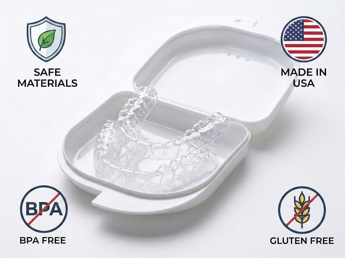 Custom Clear Retainers for Teeth Upper and Lower - Professional Quality